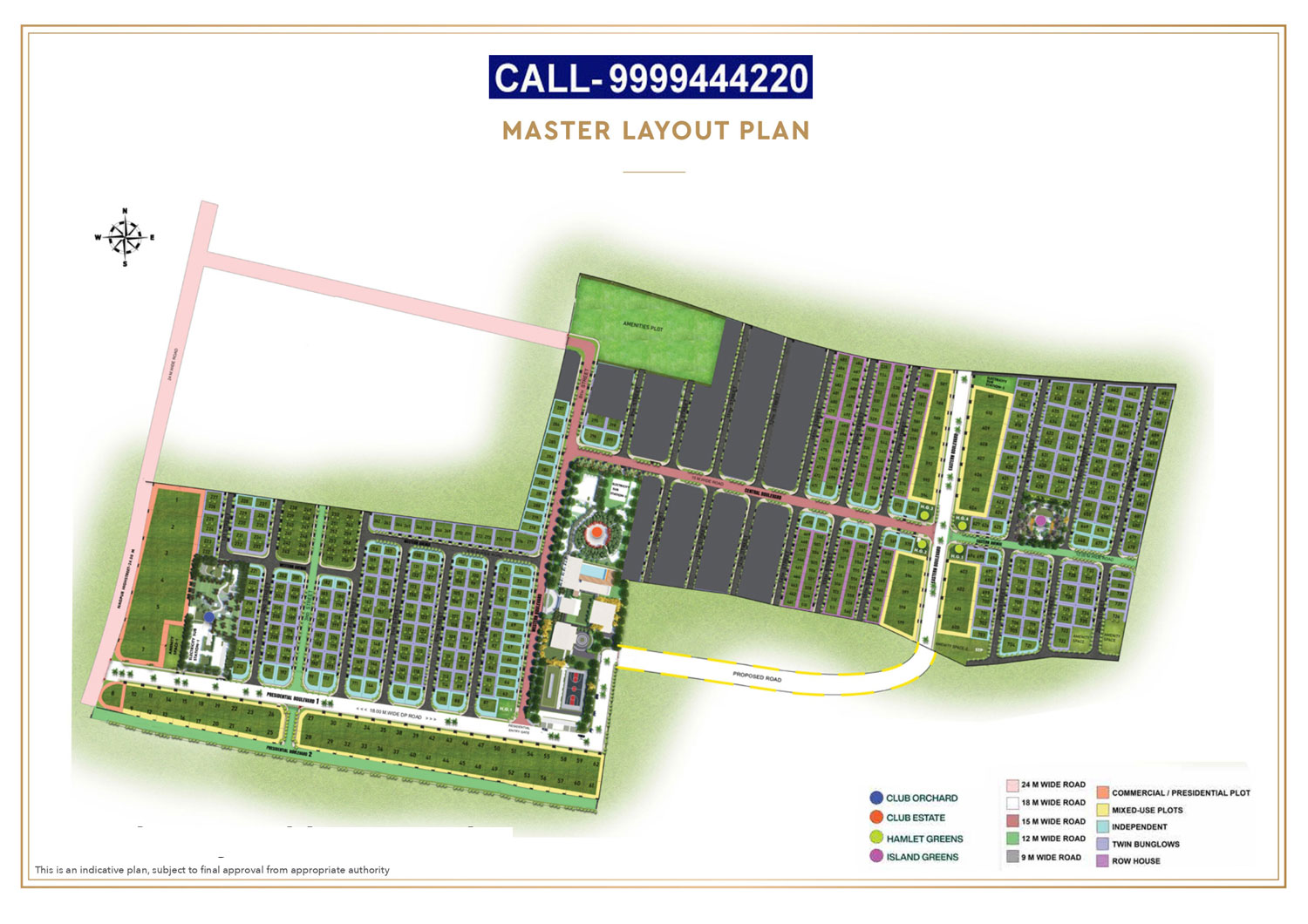 Godrej Nagpur Plots Layout Plan