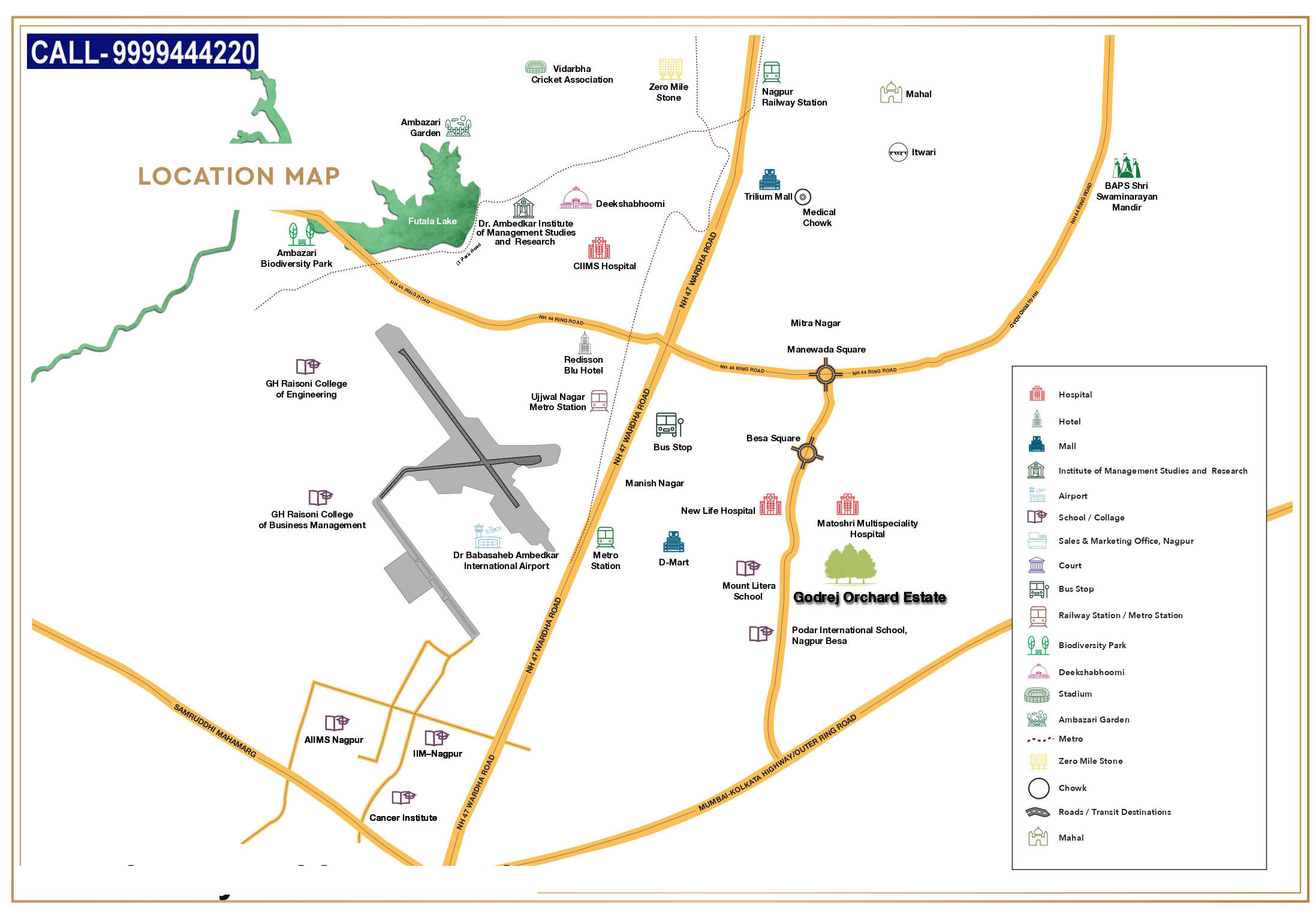 Godrej Nagpur Pots Location